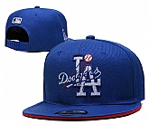 Los Angeles Dodgers Team Logo Adjustable Hat YD (2)